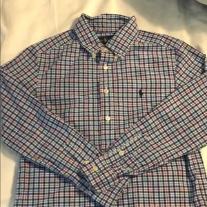 Boys Ralph Lauren size 8 long sleeve shirt